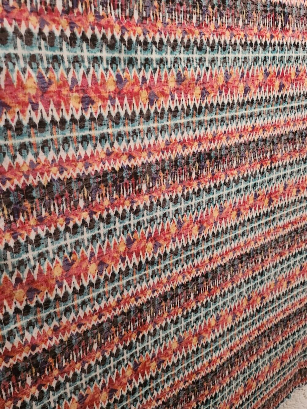 💛BUNDLE DEAL⬇️ 1.22 Yards – $8/Yard ($10 Total) – Multicolor Geometric Knit